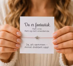 Smykkekort- Du er fantastisk   ✨