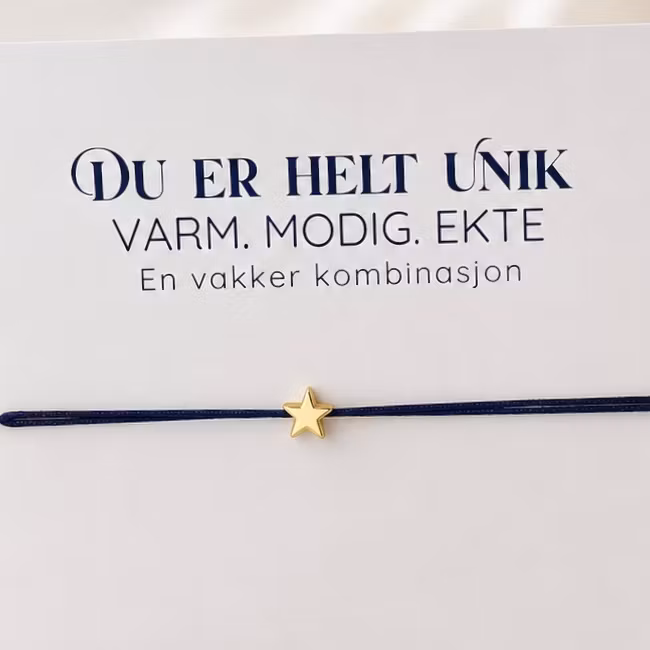 Smykkekort- Du er Unik   ✨