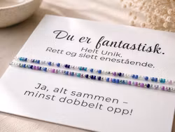Smykkekort - Du er fantastisk  ✨