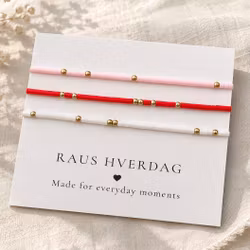 3pk  Beads Stretch Bracelet