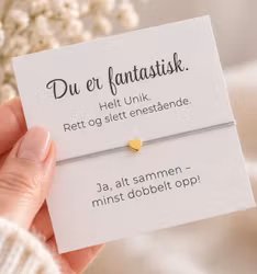 Smykkekort- Du er fantastisk   ✨