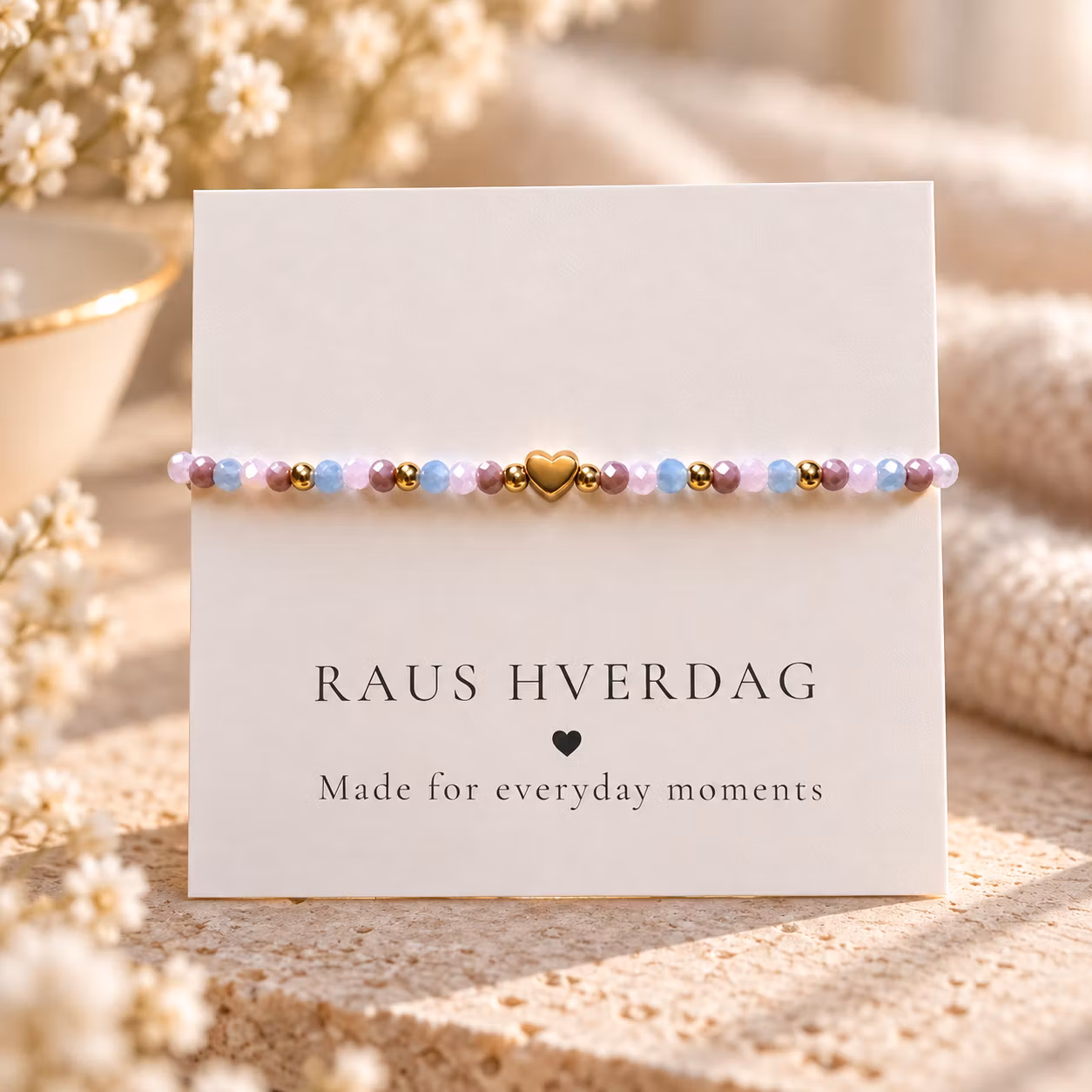 Justerbart perlearmbånd