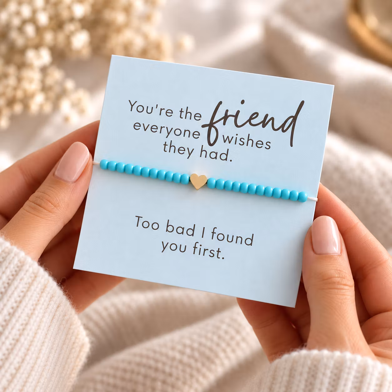 Smykkekort – Friend 💙