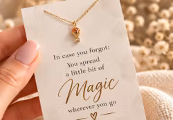 Smykkekort med kjede – Magic