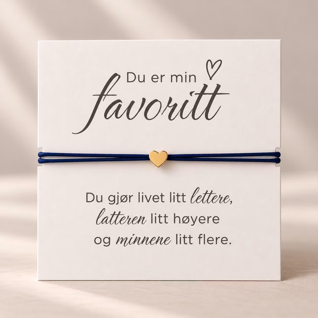 Smykkekort – Du er min favoritt