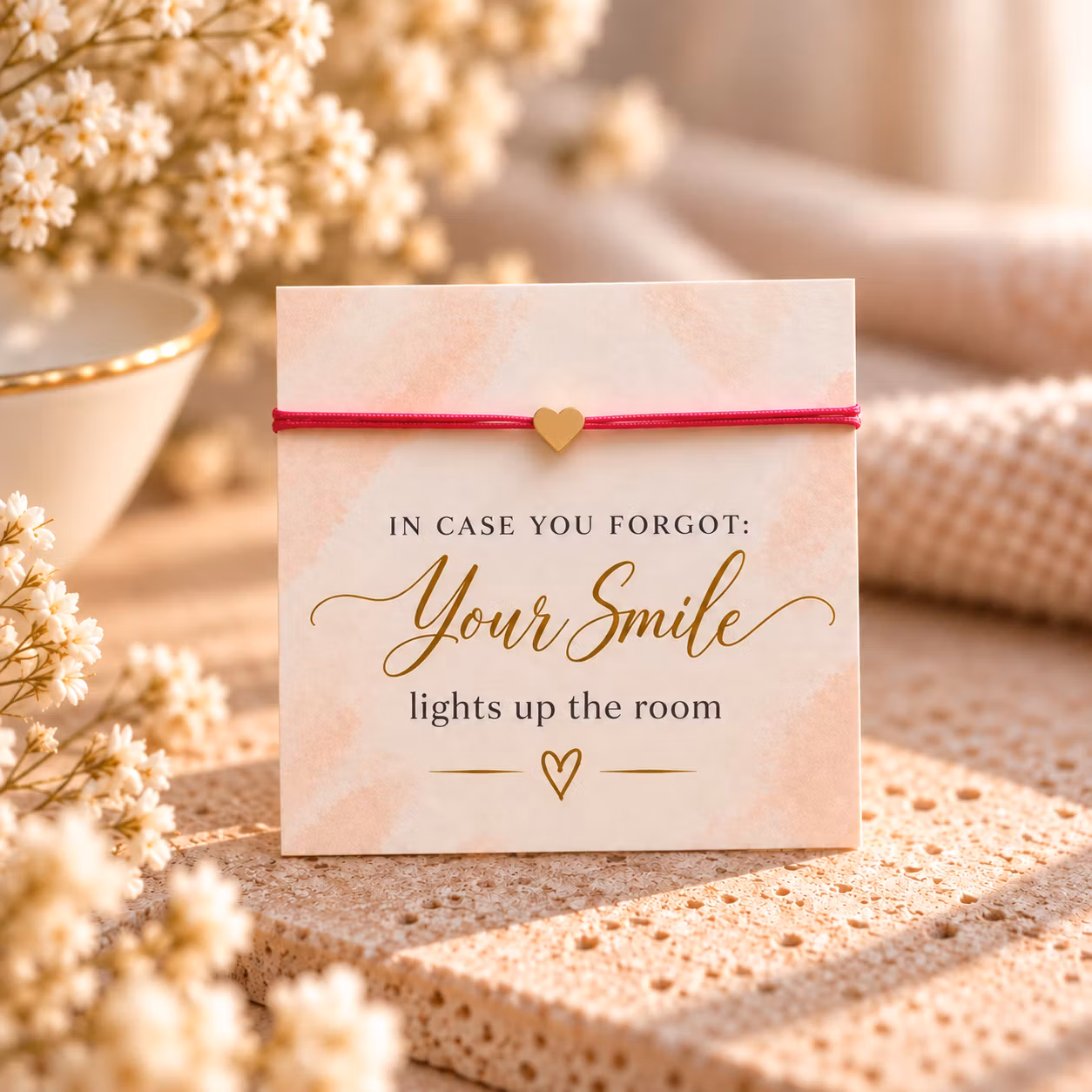 Your Smile – smykkekort med armbånd