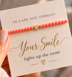 Your Smile – smykkekort med perlearmbånd