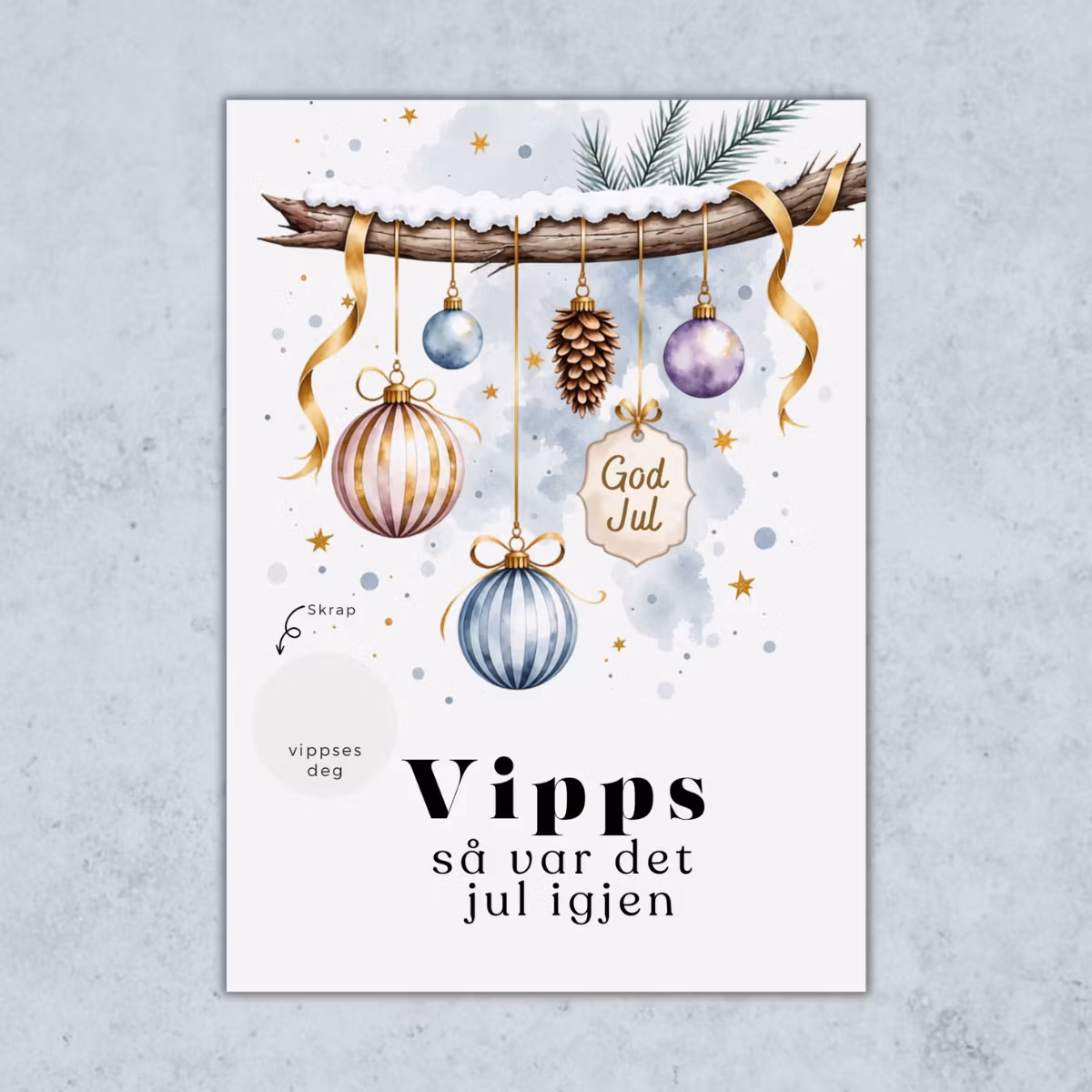 Vipps Julekort - Julekuler