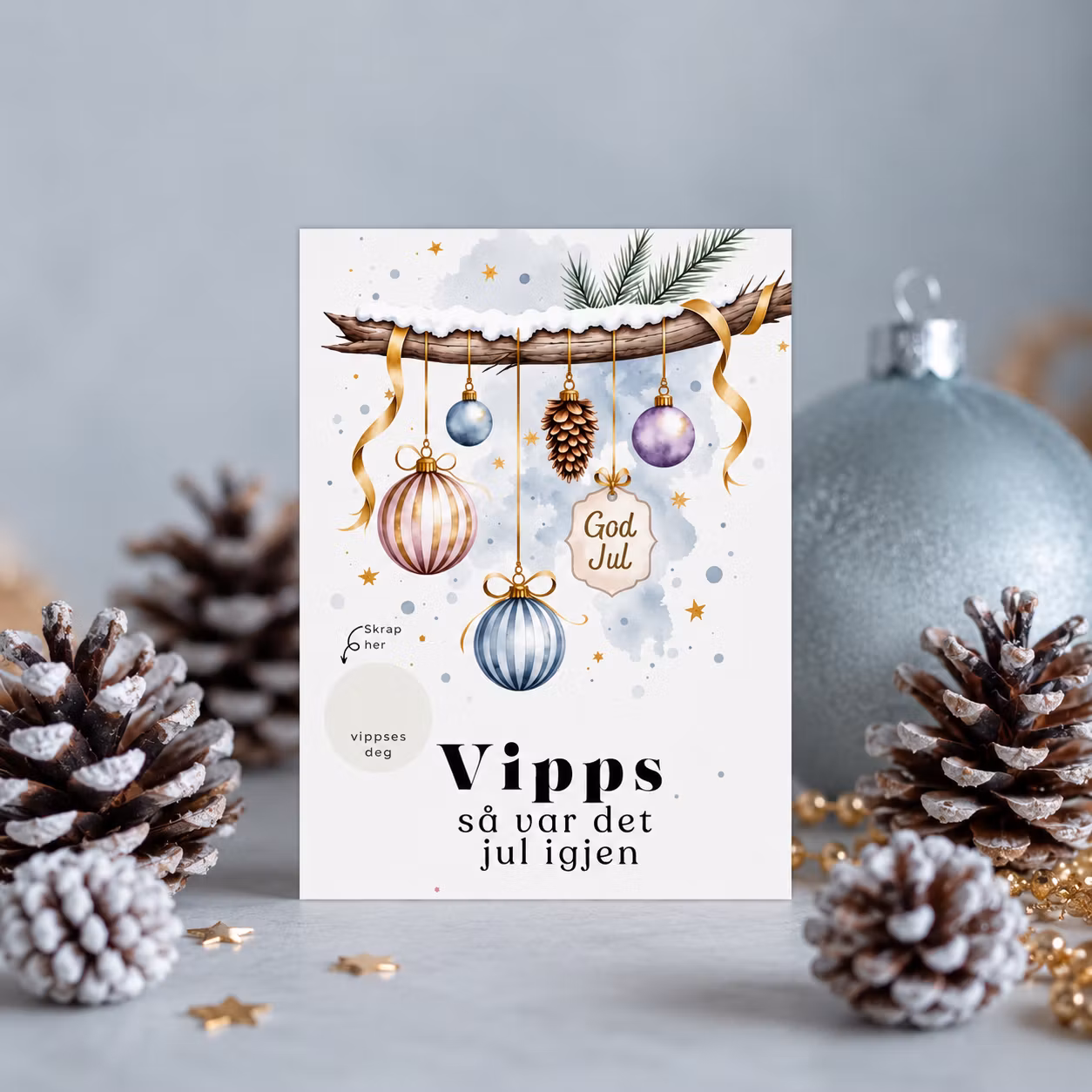 Vipps Julekort - Julekuler