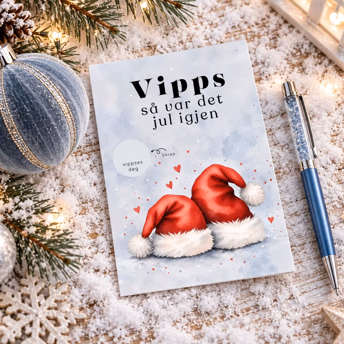 Vipps Julekort -  Nisseluer