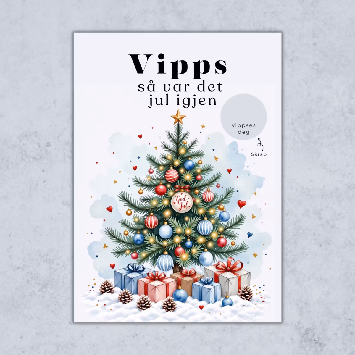 Vipps Julekort - Juletre