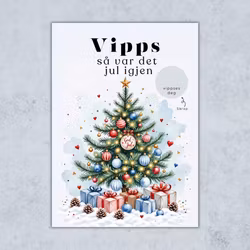 Vipps Julekort - Juletre