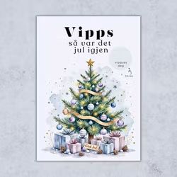 Vippskort - Juletre