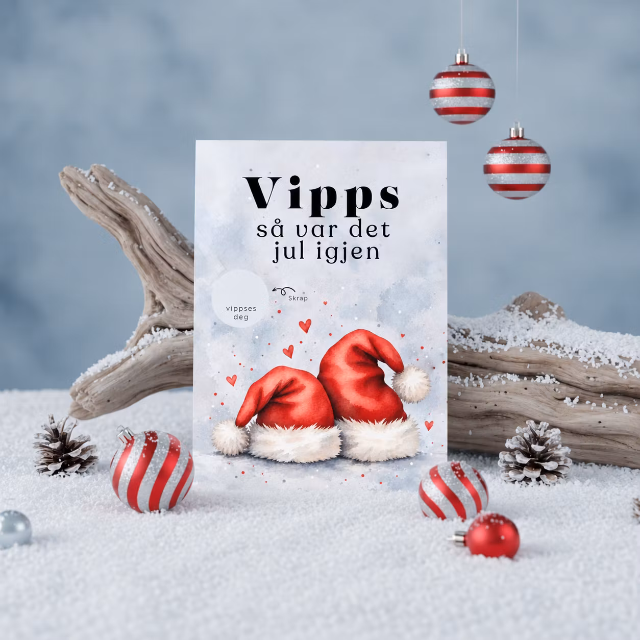 Vipps Julekort -  Nisseluer