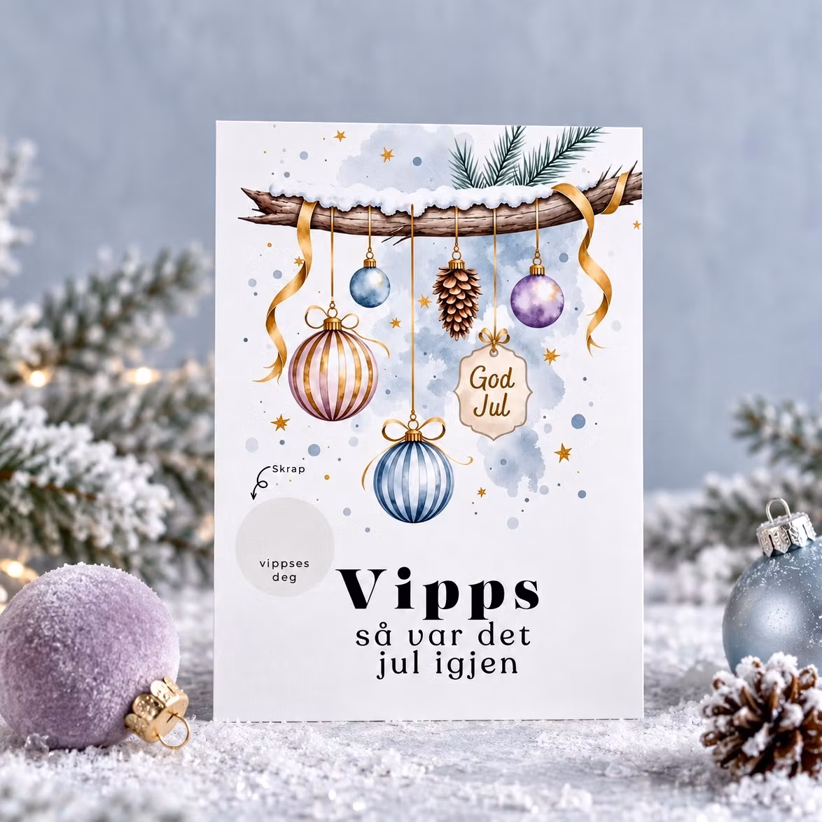 Vipps Julekort - Julekuler