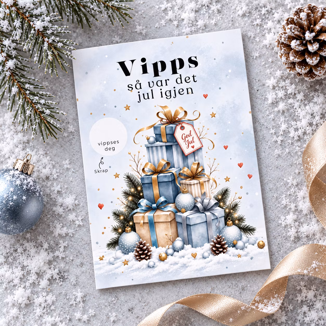 Vipps Julekort - Julegaver