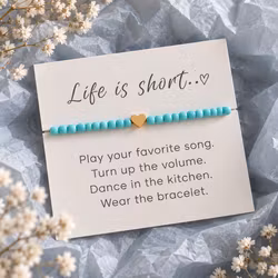 Smykkekort - Life is short