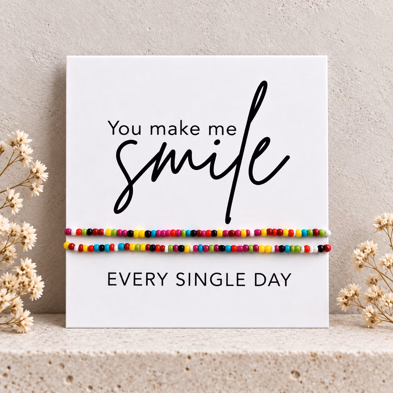 Smykkekort – You make me smile