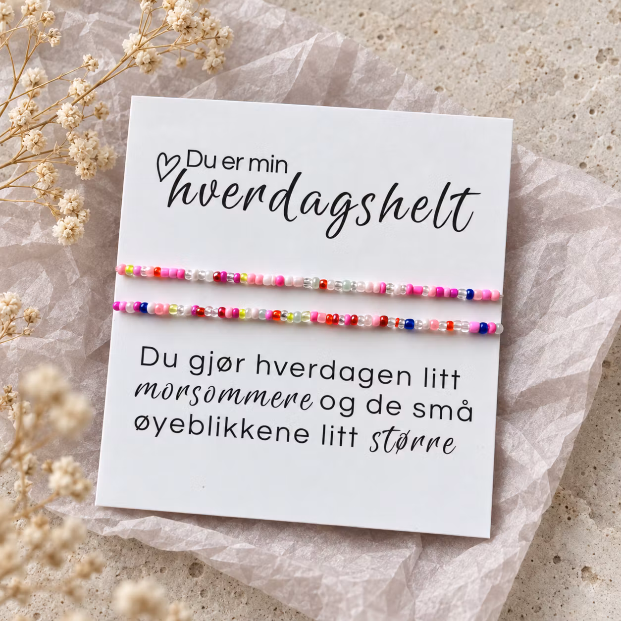 Smykkekort – Du er min hverdagshelt