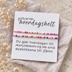 Smykkekort – Du er min hverdagshelt