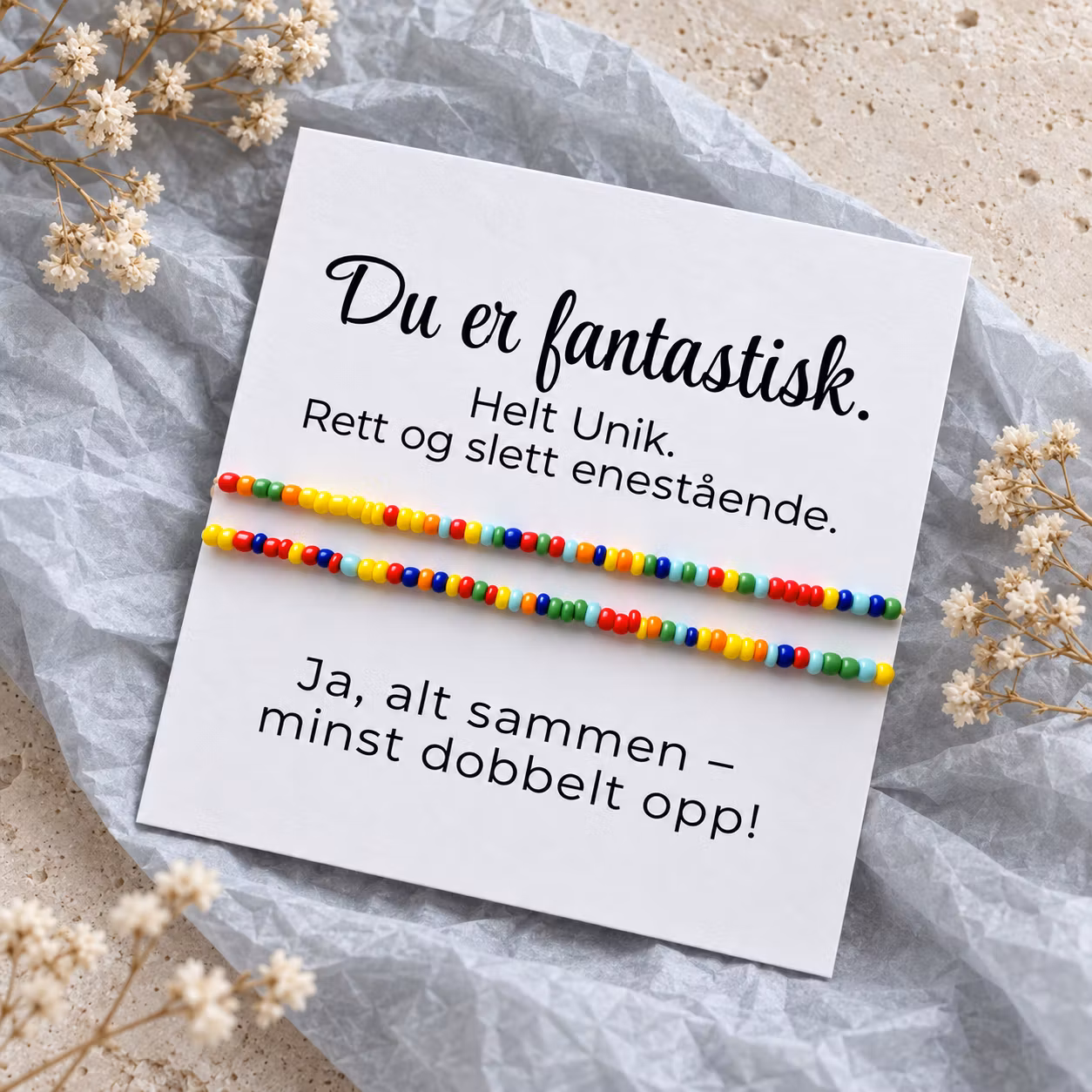 Smykkekort – Du er fantastisk