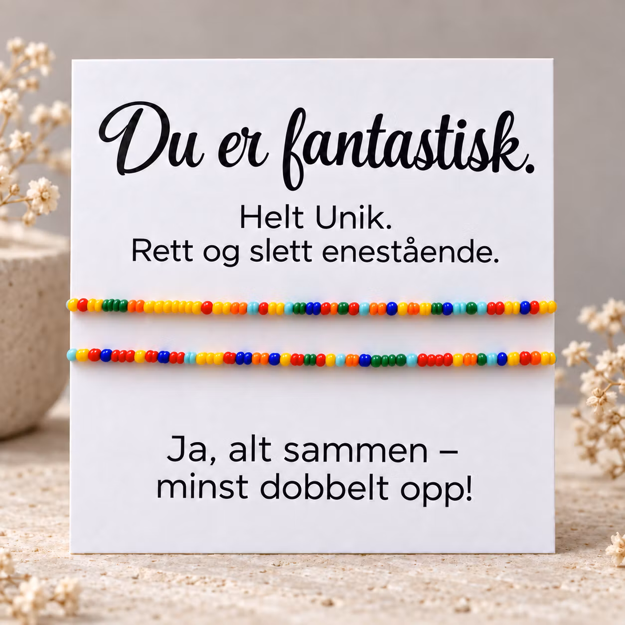 Smykkekort – Du er fantastisk