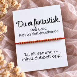 Smykkekort – Du er fantastisk