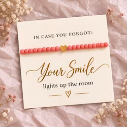 Your Smile – smykkekort med perlearmbånd
