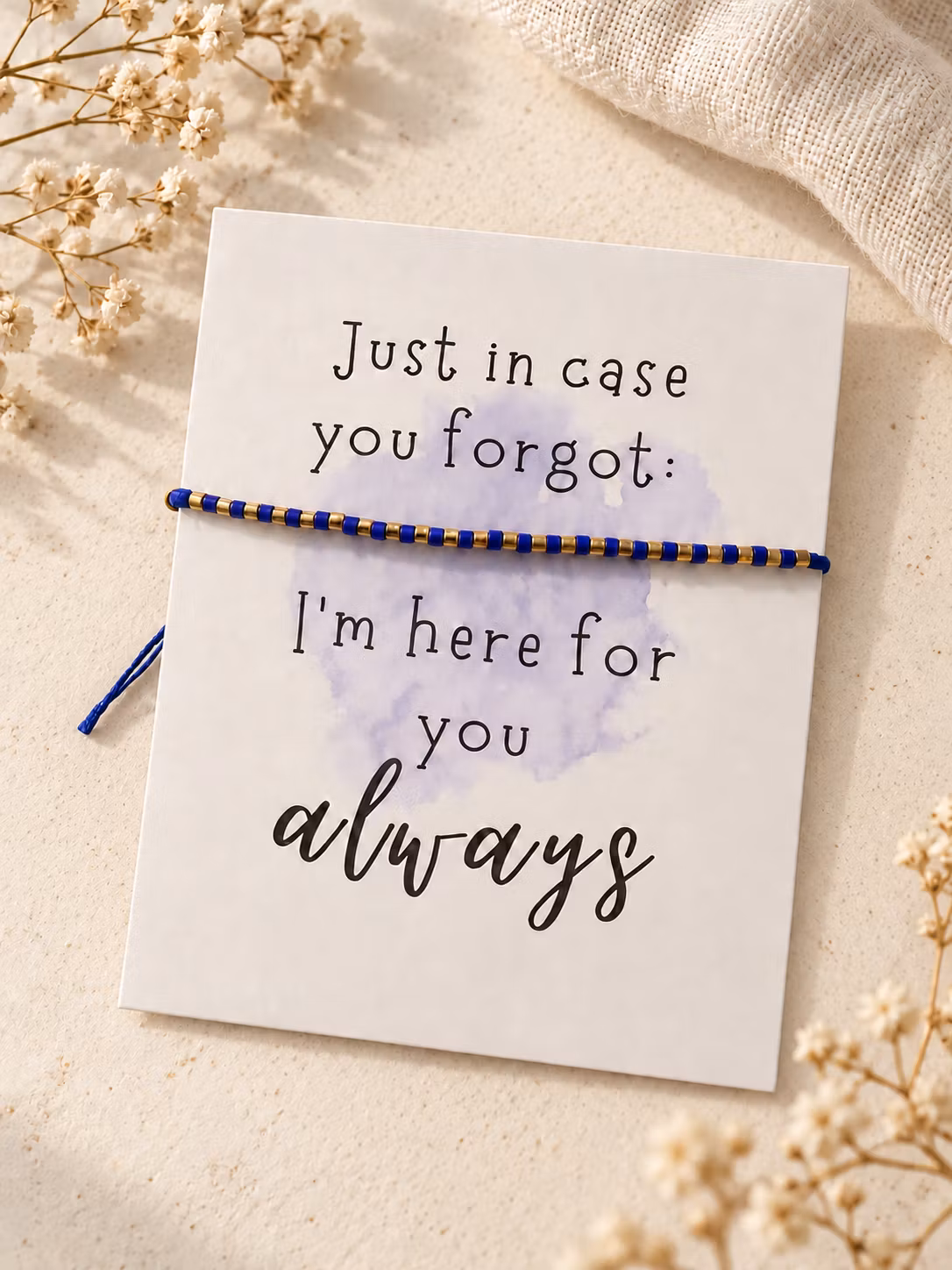 Smykkekort – I'm here for you, always