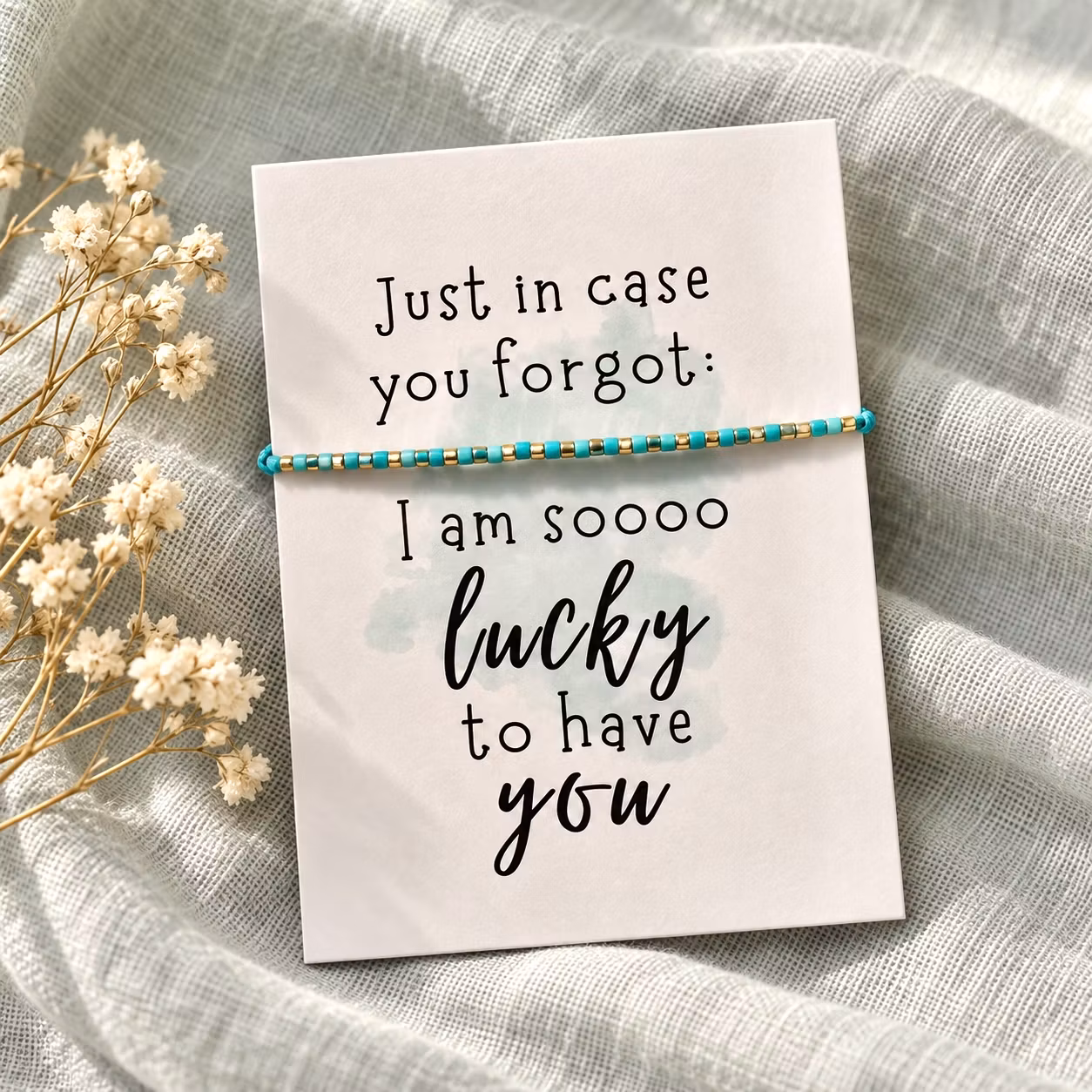 Smykkekort – I am soooo lucky to have you