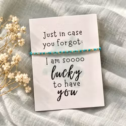 Smykkekort – I am soooo lucky to have you
