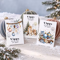 3pk Vipps Julekort