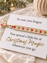 Smykkekort – You Spread a Little Bit of Christmas Magic