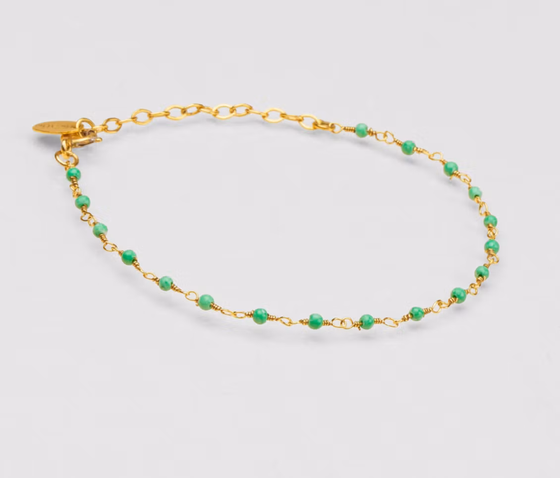 Une a Une - Lys Grønn India Bracelet