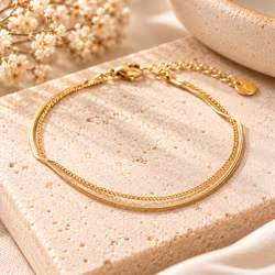 Lisa Angle Double Snake Bracelet