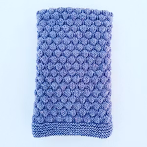 Bobleteppe - strikkeoppskrift