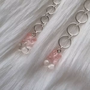 Strikkefisk Gummibjørn Rosa Transparent | 5.5mm og 9mm | 4-12 ringer