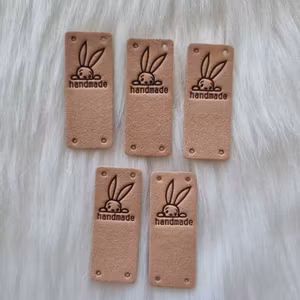 Merkelapper Kanin Beige