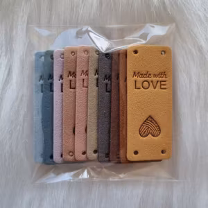 Merkelapper hjerte 10pk mix