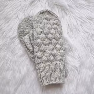 Strikkepakke Boble Tovavotter - Mange farger tilgjengelig