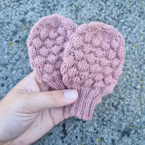 Boble babyvotter strikkepakke