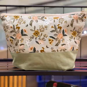 Prosjektpose Kaniner og Fugler Grønn