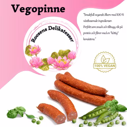 Vegopinne - 3 pack  Vegansk ölkorv