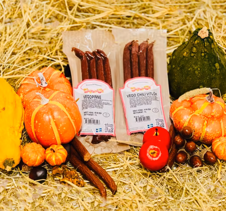 Chili-vitlökspinne - 3pack  Vegansk ölkorv