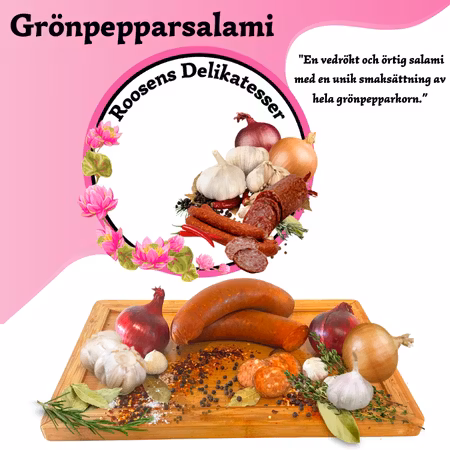 Grönpepparsalami - 1 pack