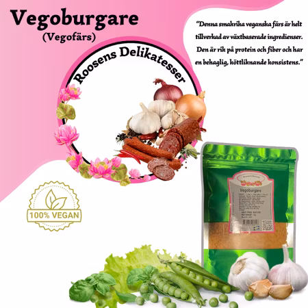 Vegoburgare (Vegofärs) 1 pack
