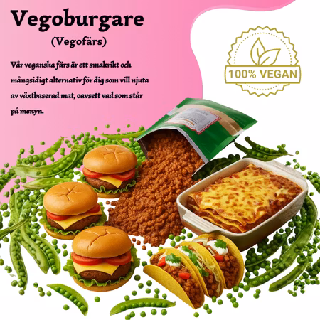 Vegoburgare (Vegofärs) 1 pack