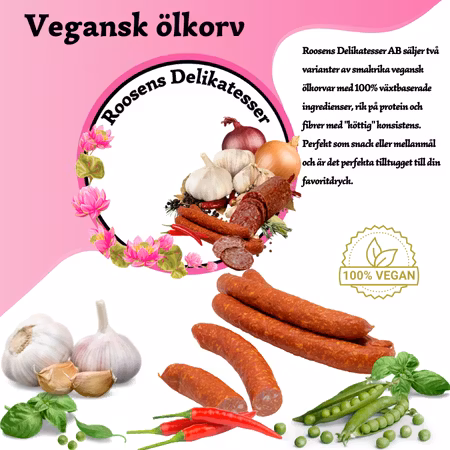 Vegopinne - 3 pack  Vegansk ölkorv