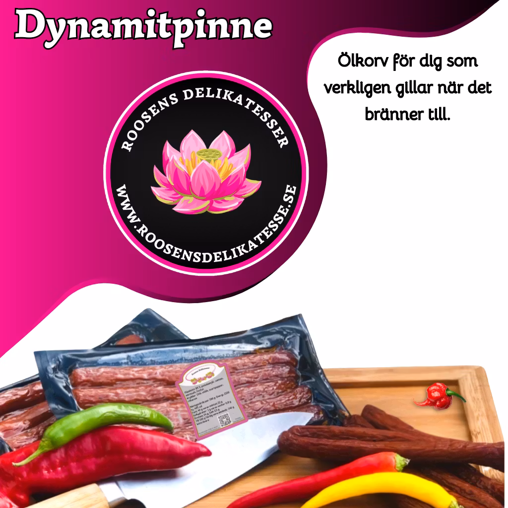 Dynamitpinne (Carolina Reaper-chili) - 5 pack