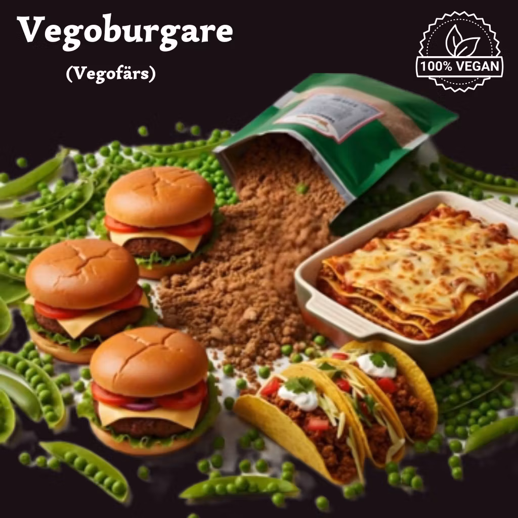 Vegoburgare (Vegofärs) - 1 pack